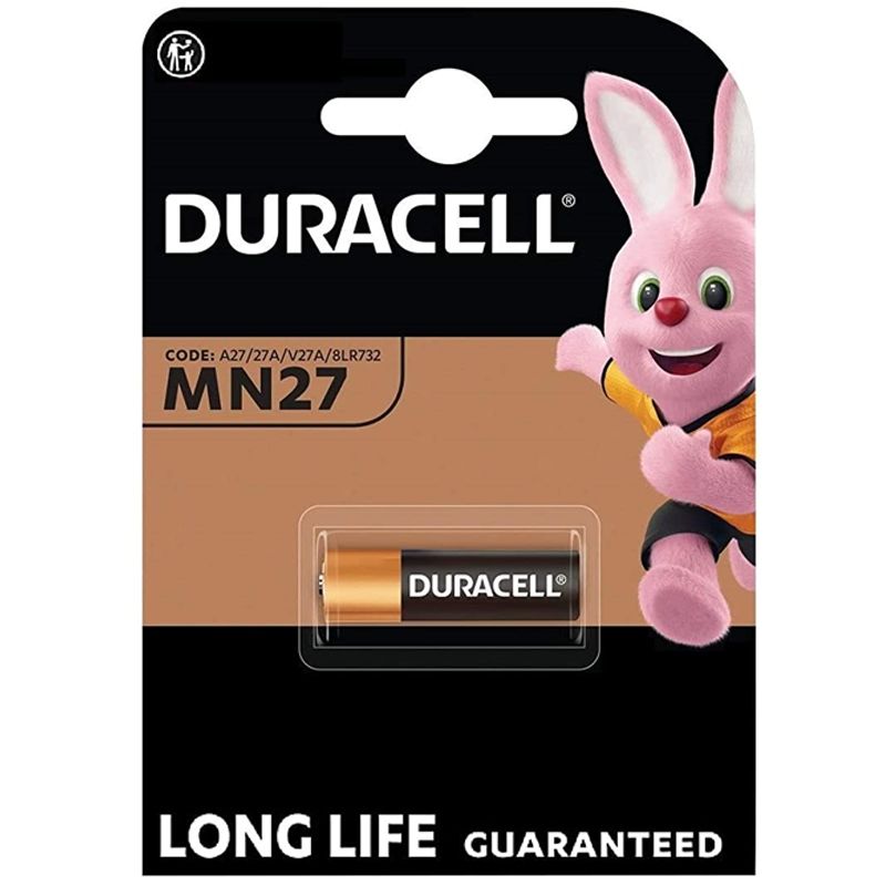 DURACELL PLUS RIASZTÓ ELEM 12V MN27 SECURITY 01DB/CSOMAG  ELEMEK ÉS TÖLTŐK