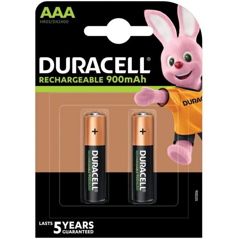 DURACELL AAA 900mAh MIKRÓ CERUZA AKKU TÖLTHETŐ HR03 1,2V NiMH 2DB/CSOMAG  ELEMEK ÉS TÖLTŐK