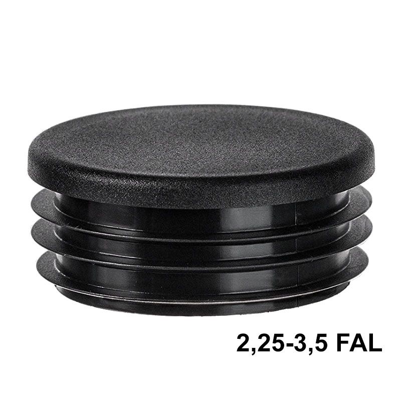 CSŐDUGÓ 1col (D33.7mm) FEKETE LAMELLÁS (2.25-3.5 FALVASTAG) MAGYAR 1F MŰANYAG ZÁRÓELEMEK