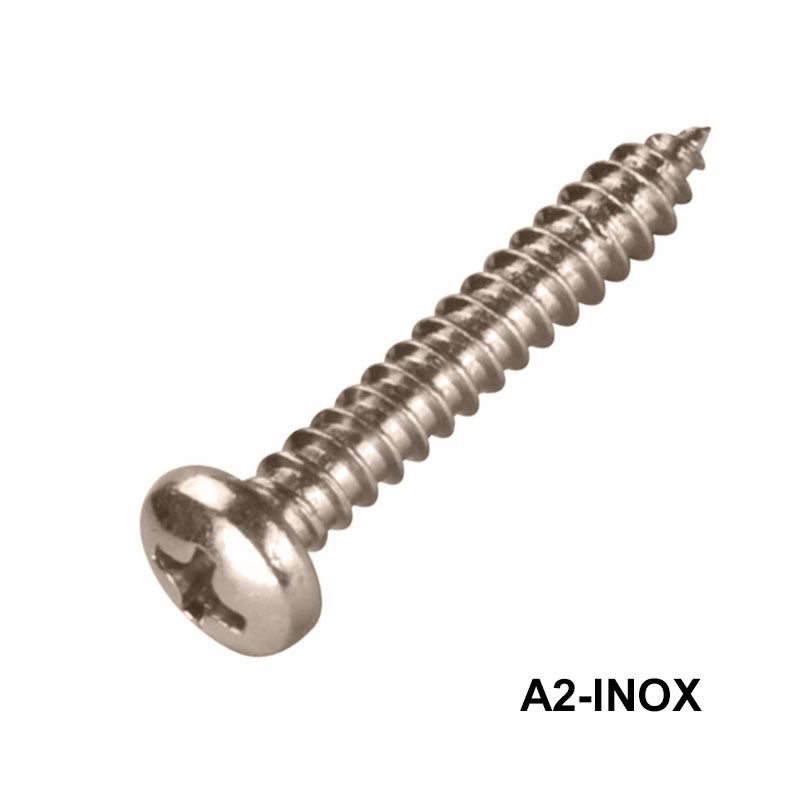 LEMEZCSAVAR DFKH D2.2*6.5 DIN 7981 A2 INOX PH 
