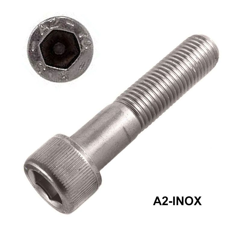 BK HENGERESFEJŰ M8*55 DIN 912 A2 INOX  METRIKUS CSAVAROK