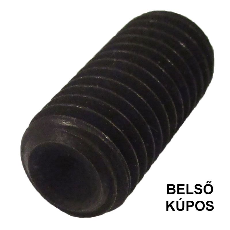 HERNYÓCSAVAR BK M4*12 DIN 916-45H NAT. BELSŐKÚPOS IMPORT METRIKUS CSAVAROK