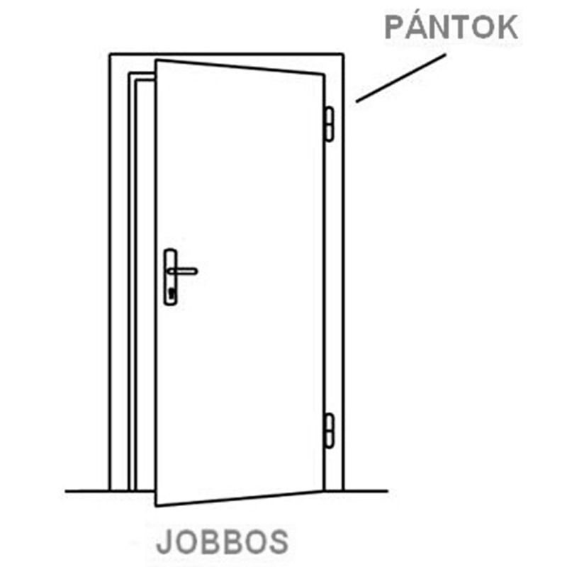 COMBI 240.140 DX DIÓPÁNT ZÁSZLÓS 140mm NATÚR AJTÓHOZ JOBB  AJTÓVASALAT