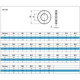 CSAPSZEG ALÁTÉT D26 DIN 1440 HORG. IMPORT ALÁTÉTEK