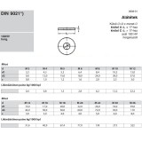 FAKÖTÉSŰ ALÁTÉT KICSIM08(D8.4) DIN 9021 HG.  ALÁTÉTEK