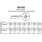 ERŐSÍTETT ALÁTÉT M24(D25) DIN 7349 HG. IMPORT ALÁTÉTEK