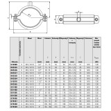 FISCHER 79456 GUMIS CSŐBILINCS M8-M10 FRS KÉTRÉSZES 121-128mm  CSŐBILINCSEK