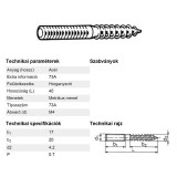 FA-FÉMMENETES CSAVAR M04*040 DIN 978 HG. STANDARD IMPORT SPECIÁLIS KÖTŐELEMEK