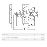 FISCHER 52389 GIPSZKARTON DÜBEL NYLON GK EGY PENGEBEHAJTÓ/100DB  GIPSZKARTON ÉS ÜREGES RÖGZÍTÉS