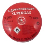 GÁZPALACK-PATRON 330ML/190GR. SUPERGAS C200 ROTHENBERGER 035901B TARTOZÉKOK