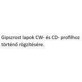 GIPSZROST CSAVAR D3,9*30 GIPSZKARTONHOZ-FOSZFÁTOZOTT IMPORT GIPSZKARTON- GIPSZROST CSAVAR