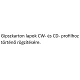 GIPSZKARTON CSAVAR D4.8/4.2*90 SFKH FÉMHEZ-FOSZFÁTOZOTT IMPORT FS4890 GIPSZKARTON- GIPSZROST CSAVAR