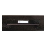 LEVÉLBEDOBÓ BRONZ(BARNA) 120mm*320mm CÍMKÉS NY:240*40mm MAGYAR POSTALÁDA, LEVÉLBEDOBÓ
