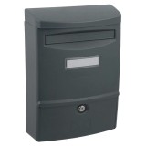 POSTALÁDA KÜLTÉRI MŰANYAG GRAFIT (390*120*280cm),PB17, MAGYAR 550040 POSTALÁDA, LEVÉLBEDOBÓ