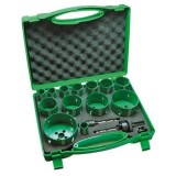 LYUKFŰRÉSZ KÉSZLET 15 RÉSZES 19-82mm+ADAPTER HIKOKI 4101076 KÉSZLETEK