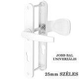 VICTORY II GOMB-KILINCS 25mm 92mm CILINDERES FEHÉR MAGYAR AJTÓKILINCS GARNITÚRA BELTÉRI