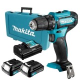 MAKITA DF333DSME AKKUS FÚRÓ-CSAVAROZÓ 12V 2DB 4Ah AKKUVAL KOFFERREL 