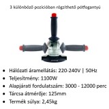 SAROKCSISZOLÓ 1100W D125 TE-AG 125 CE * FORD.03-12000/p EINHELL 4430860