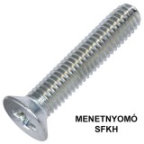 MENETNYOMÓ CSAVAR SFKH M04*12 DIN 7500M HG. IMPORT