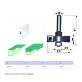 FELSŐMARÓ TISZTÍTÓ D9,5 D08mm SZÁR HSS FAIPARI KÉTÉLŰ MASSIVETOOLS 500953C MARÁS