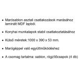 YATO 70890 MUNKALAP ÖSSZEMARÓ SABLON MAX 700mm 1000x390x53mm  MÉRŐESZKÖZÖK
