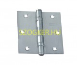 AJTÓZSANÉR 100*100mm INOX SZÖGLETES-CSAPÁGYAS VAST:2.5mm MHA 480 4coll*4coll AJTÓVASALAT