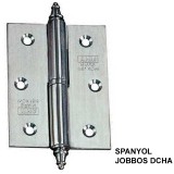 DIÓPÁNT AJT.BÚT.070*050mm INOX SZÖGLETES-DÍSZES JOBB/DCHA MHA 495 AJTÓVASALAT