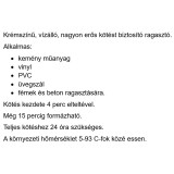 RAGASZTÓ EPOXY 5PERCES 25ML KEMÉNY MŰA.-T,PVC-T IS RAG. 2K DEVCON S-220 RAGASZTÁSTECHNIKA