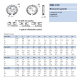 BELSŐ SEEGERGYŰRŰ I32 FURAT DIN 472 NAT. HORONY ID34,4mm  BIZTOSÍTÓ ELEMEK