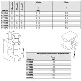 FISCHER 64055 CSAVAROS SZORÍTÓ M8 TKLL 1200N TERHELÉS (I-GEREN)  EMELÉSTECHNIKA TARTOZÉKOK