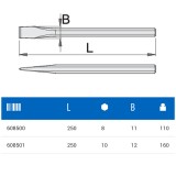 UNIOR 608500 BETONVÉSŐ LAPOS 250*08*10 SIMA 665/6A KÉK SZÍNŰ  ÉPÍTŐIPARI SZERSZÁMOK