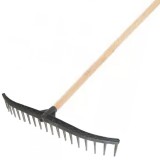 MUTA 10101 GEREBLYE BEGYŰJTŐ 52cm 19FOG MŰANYAG FEKETE NYELEZETT  KERTI- ÉS TEREPSZERSZÁMOK