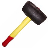 GUMIKALAPÁCS 1.0kg NYELEZETT FA NYÉLLEL MAGYAR