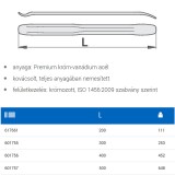 UNIOR 617661 FESZÍTŐVAS 200mm 300/5 GUMISZERELÉSHEZ  ÉPÍTŐIPARI SZERSZÁMOK