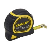 STANLEY 030686 MÉRŐSZALAG03M/12mmGUMIBURKOLAT TYLON,NAGY KOPÁSÁLLÓSÁGÚSZALAG  MÉRŐESZKÖZÖK