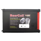 MENETJAVÍTÓ KÉSZLET M18*2.0 5DB BETÉT+2DB SZERSZÁM BAERCOIL B4035 MENETKÉSZÍTŐ-JAVÍTÓ ESZKÖZÖK