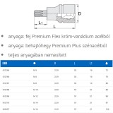 UNIOR 620257 DUGÓKULCS BEHAJTÓHEGY 1/2col 192/2ZX /16 SOKSZÖGŰ  SZERSZÁM-KULCSOK