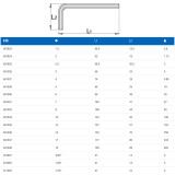 UNIOR 601045 IMBUSZKULCS SW 12 220/3 NORMÁL-L NIKKELEZETT  SZERSZÁM-KULCSOK