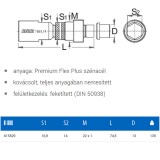 UNIOR 615529 HAJTÓKAR LEHÚZHATÓ KULCCSAL 1661/4 14mm  KERÉKPÁR CÉLSZERSZÁMOK