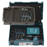 MAKITA B-49725 BEHAJTÓHEGY+FÚRÓ KÉSZLET 96DB-OS MAKPAC KOFFERBEN  BIT ÉS BEHAJTÓ HEGYEK