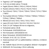 MAKITA B-49725 BEHAJTÓHEGY+FÚRÓ KÉSZLET 96DB-OS MAKPAC KOFFERBEN  BIT ÉS BEHAJTÓ HEGYEK