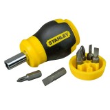 STANLEY 066357 CSAVARHÚZÓ CSERÉLHETŐ FEJŰ MULTIBIT (2EH,2PZ,2PH) 6DB-OS 