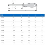 UNIOR 616379 TORX CSAVARHÚZÓ TX06 621CR 