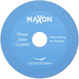 DIATECH MDS115 MAXON ÜVEGVÁGÓ TÁRCSA D115*22,2*15  GYÉMÁNTSZEMCSÉS VÁGÓKORONG