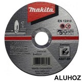 MAKITA B-45331 VÁGÓKORONG ALUHOZ D125*1.0ALU 22LYUK A60T-BF T41 LAPOS 