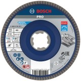 BOSCH 2608619211 LAMELLÁS CSISZOLÓTÁRCSA D125 XLOCK GYORSBEFOGÁS P80  VÁGÁS,CSISZOLÁS ÉS POLÍROZÁS
