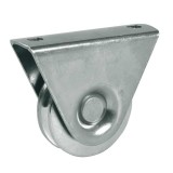 COMBI 410.100/16 TOLÓKAPUKERÉK VILLÁS D100 O HG. D16 PROFILHOZ  KAPUVASALAT