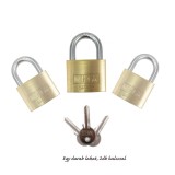 NORMÁLKENGYELES LAKAT 6-60mm SÁRGARÉZ EGYZÁRLATÚ 2DB KULCS MHA-EGYEDI D9.5mm KENGYEL LAKAT-LAKATPÁNT-LÁNC