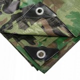 TAKARÓPONYVA 3*3m 9m2 TEREPMINTÁS FÉMGYŰRŰS IMPORT PL-TEREP 80 3*3 FÓLIA-PONYVA