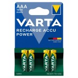 AKKUMULÁTOR AAA HR6 1000mAh 1,2V NiMH 4DB/CSOMAG VARTA AAA 5703 MINSTILO R2U B4 ELEMEK ÉS TÖLTŐK